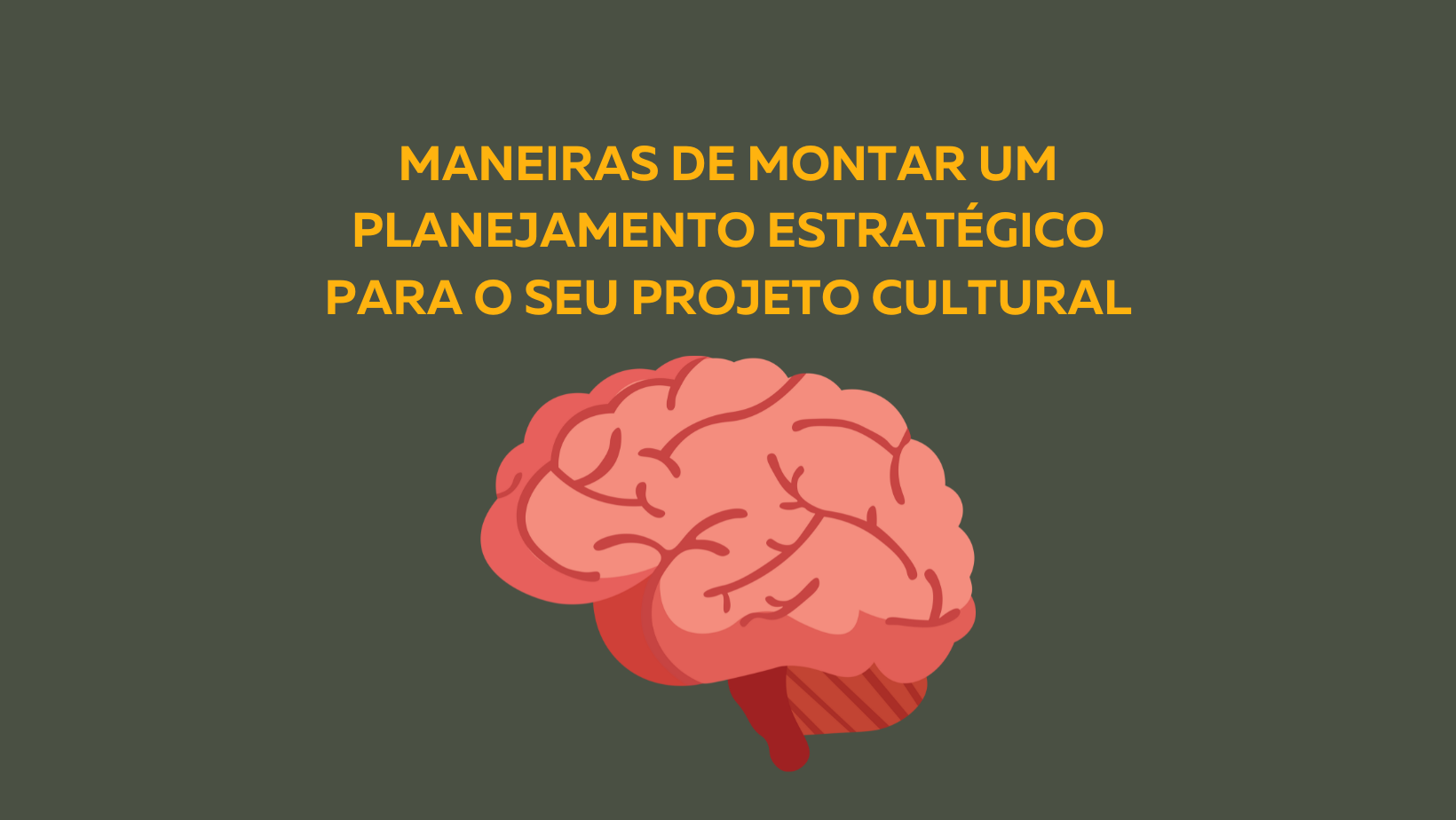 Planejamento Para Seu Projeto Cultural.